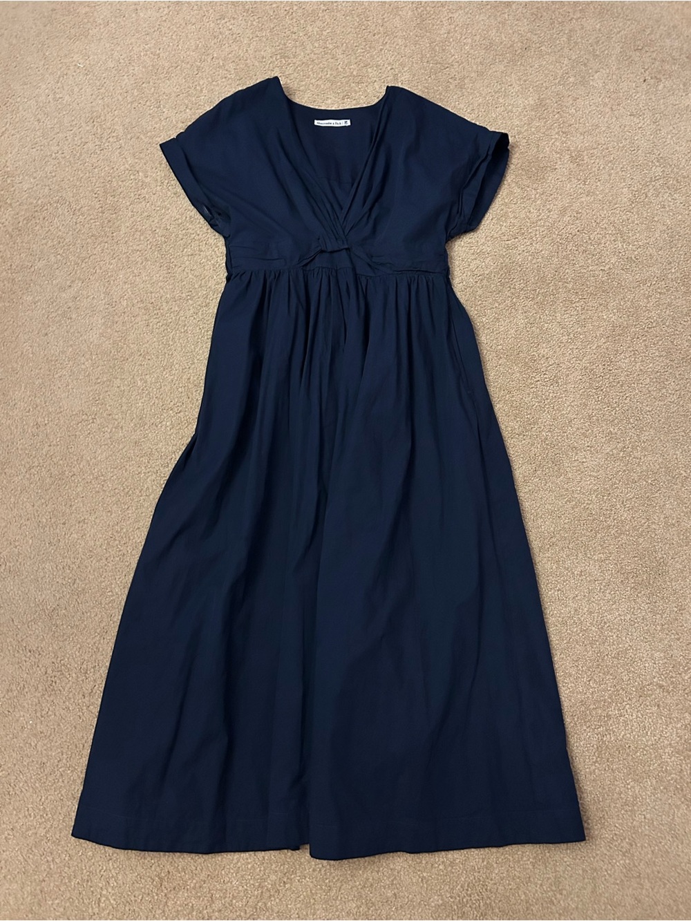 abercrombie cotton midi dress